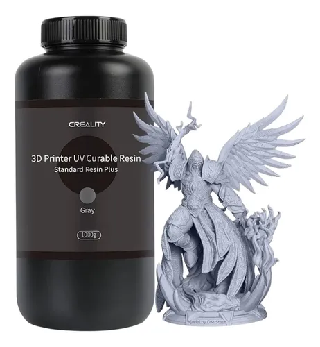 Resina Creality Plus 1kg Gris Grey Lcd Dlp Para Impresora 3d