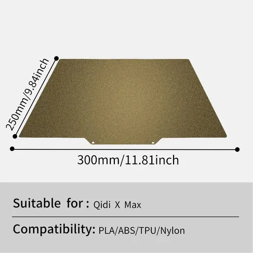 Placa Flexible Magnética 3d Pei Texturada 300x250mm