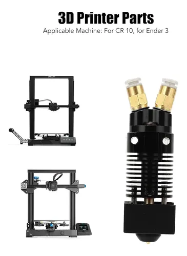 Kit Extrusor Doble Engranaje Para Impresora 3d Negro