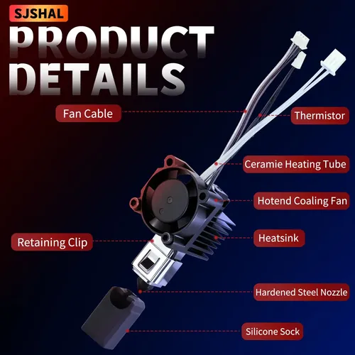 Boquilla De 0,4 Mm Del Kit Hotend De Componentes Mecánicos S