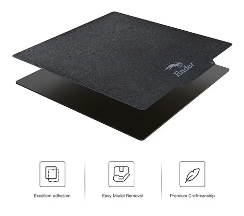 Placa Acero Flexible Magnética Pei Creality 235×235 Mm