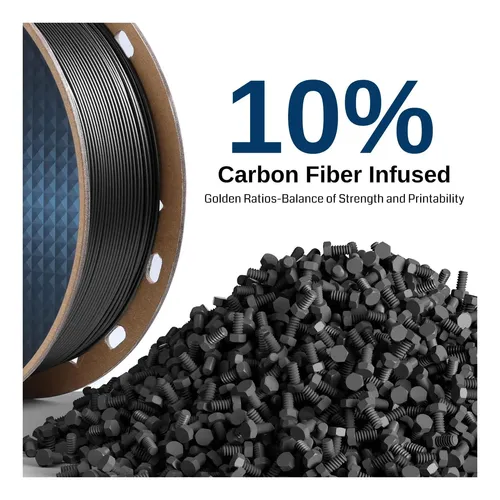 Filamento Petg De Fibra De Carbono Sainsmart, Resistente