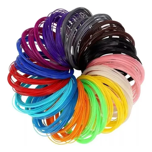 Repuesto Lapiz 3d Filamento 1.75mm X 200mts 20 Colores