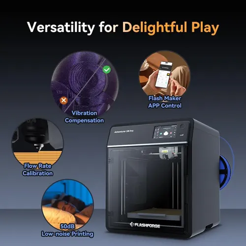 Impresora 3d Flashforge Adventurer 5m Pro Con Nivelación Aut
