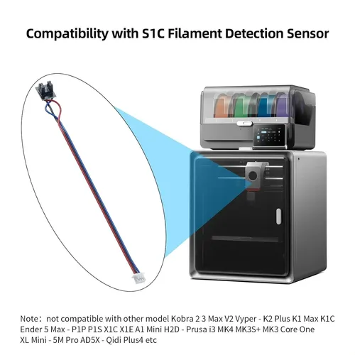 Sensor Deteccion Filamento Kobra S1c 2pcs