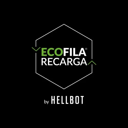 Filamento Pla Hellbot Ecofila 1.75mm Con Carretel 1kg
