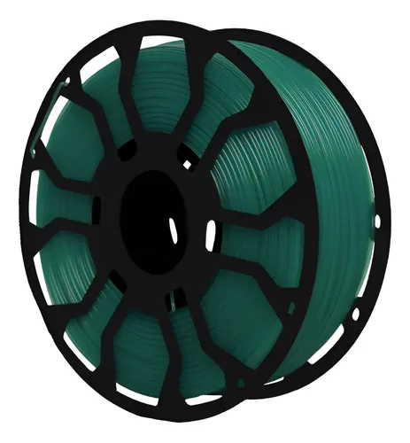 Filamento Hellbot V2 Ecofila Pla Lock 1kg Color Esmeralda Traslúcido