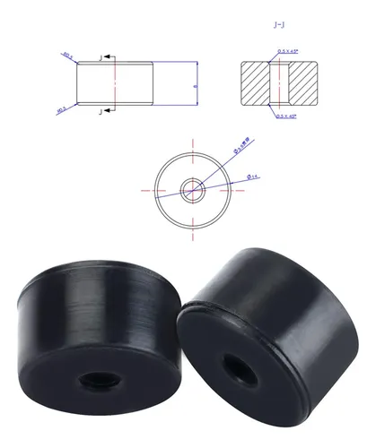 Impresora 3d De Columna De Goma Piezas De Base 1 Pc