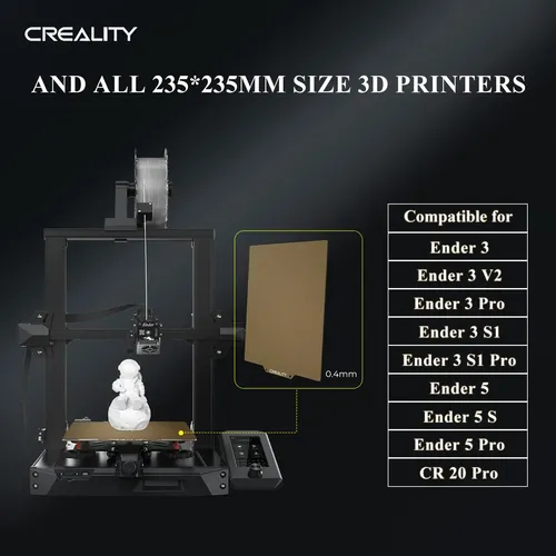 Placa Pei Adhesiva Para Impresoras 3d Ender 3 Y Ender 5