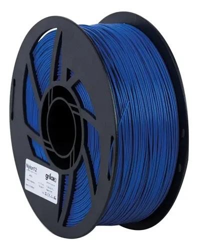 Filamento 3D Nylon 12 Grilon3 Azul 1kg 1.75mm