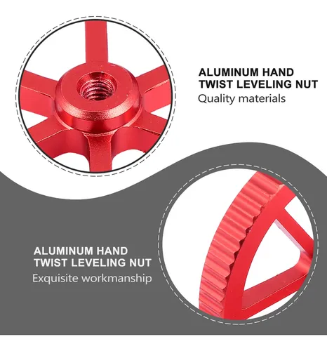4 Tuercas Niveladoras De Aluminio Y Resortes Para Cama Calie