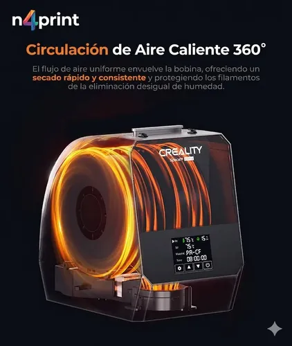 Secador Filamento Creality Space Pi V2 Plus New 2026 N4print