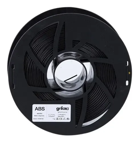 Filamento Abs 1.75mm Grilon3 1kg Impresora 3d – Colores Color Negro
