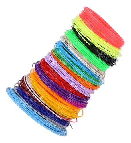 Filamento De Impresora 3d, 20 Colores, 1,75 Mm, Recambios Pc