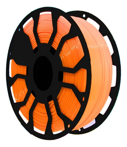 Filamento Hellbot V2 Ecofila Pla Lock 1kg Color Naranja Flúo
