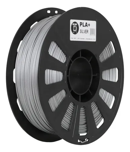 Filamento Pla+ Premium Impresora 3d 1,75 Mm 1 Kg Color Silver