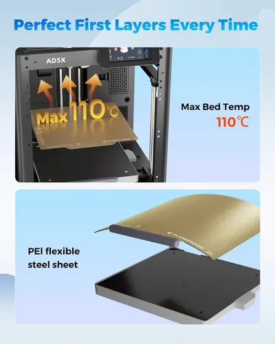 Flashforge Ad5x Impresora 3d, Impresora 3d Multicolor Con I. 110v