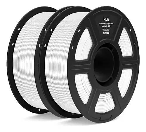 Filamento Pla Elegoo 1.75mm 2kg 2 Bobinas 1kg Fdm