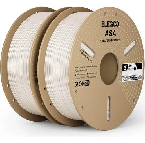 Filamento Para Impresora 3d Elegoo Asa De 1,75 Mm Warm White 1kg