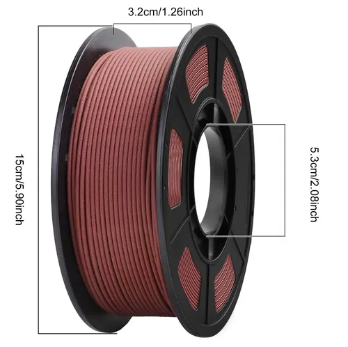 For Filamento Pla De Madera Cerezo 200 G Para Impresora 3d
