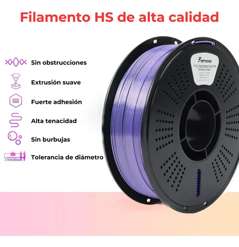 Filamento Impresora 3d Pla+ High Speed Dual Silk Fremover