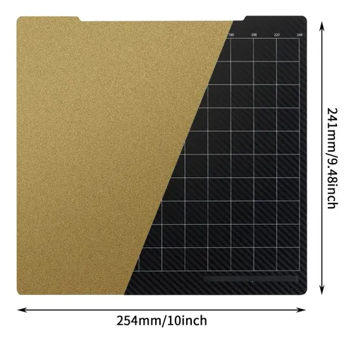 Placa De Impresión Fysetc Prusa Mk52 Mk3s+ Mk4 253,8 X 241 M