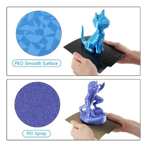 Mesa Magnética Flexible 1 Cara Pei, 1 Cara Peo 220x220mm