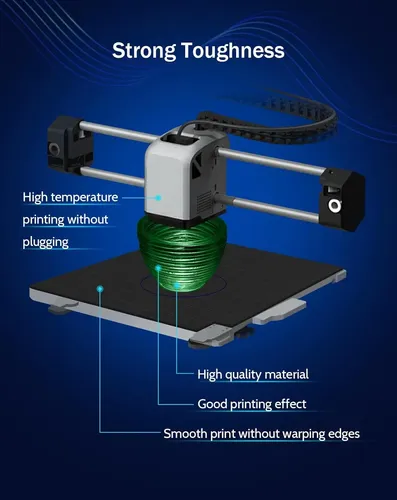 Filamento Petg 3d Verde Translúcido 1 75mm 1kg