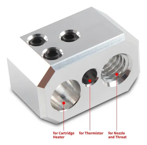 Bloque De Aluminio Heaterblock Heaterblock Prusa Mk4 Nextrus