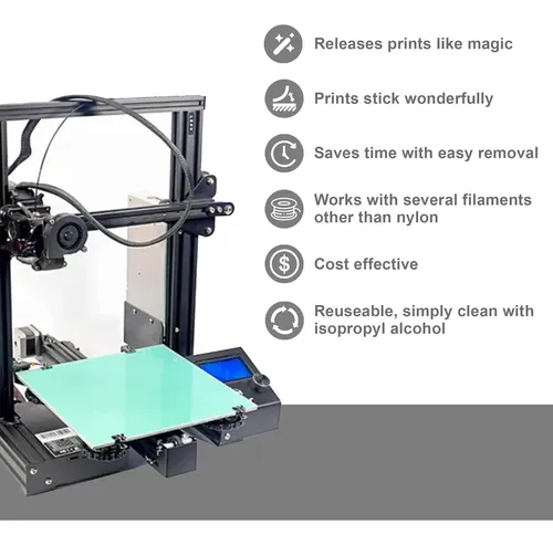 Placa Fibra Vidrio 3d Impresora 235x235mm 3 Unidades