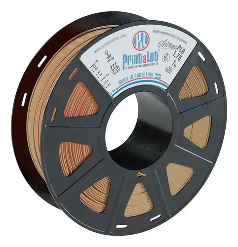 Filamento Pla Wood Madera 1.75mm X 1kg : Printalot Color Arrayán