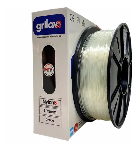 Filamento Nylon6 1.75mm Grilon3 1kg Impresora 3d – Colores Color Optico