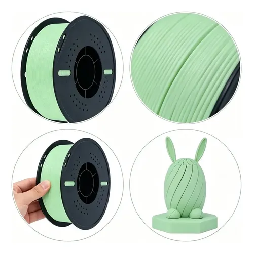 Filamento Pla Mate Verde 1 75mm 1kg Para Bambu Lab 3d