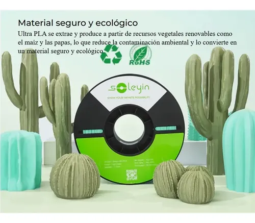 Filamento Soleyin 1kg 1,75 Rojo Strawberry Ultrapla Creality