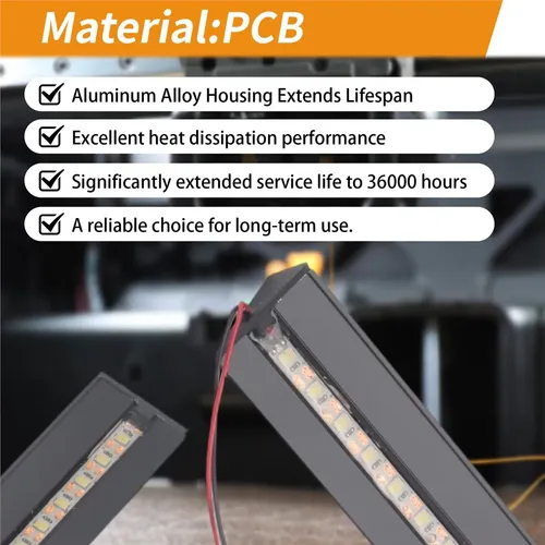 Kit De Actualización De Tiras Led Lux Para Impresora 3d -lab