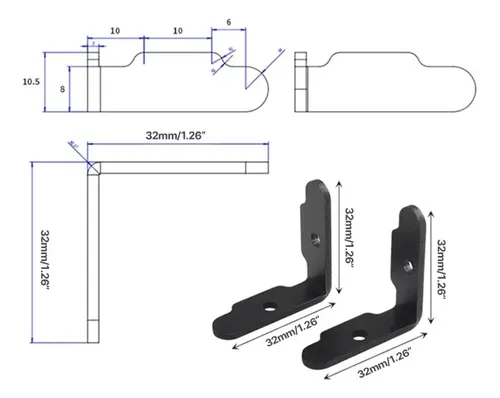 Placa De Aluminio Para Impresora Voron 2.4 Hot Bed Platform
