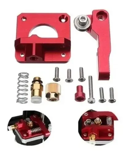 Kit Extrusor Metalico Aluminio Mk8 Ender 3 Izquierdo