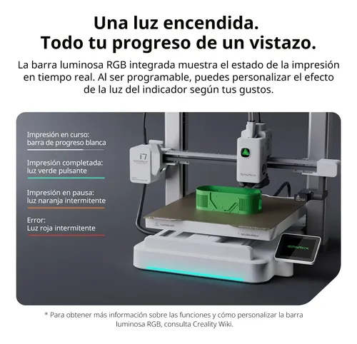 Impresora 3d Creality Sparkx I7 Combo Multicolor