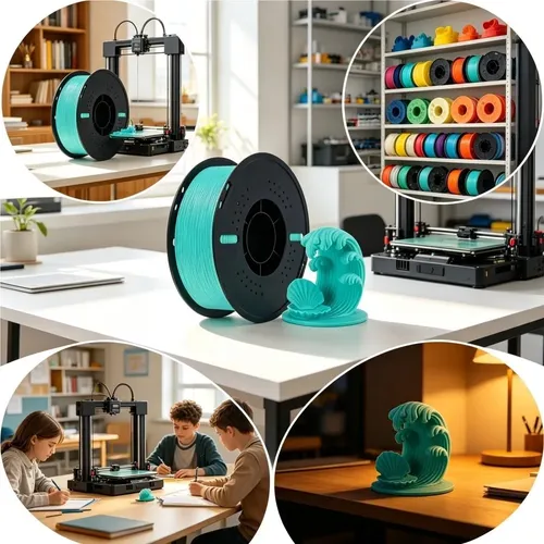 Filamento Pla Mate Verde 1 75mm 1kg Para Bambu Lab 3d