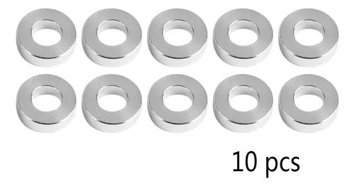 Paquete De 10 Arandelas Redondas Planas De Aluminio Para Imp