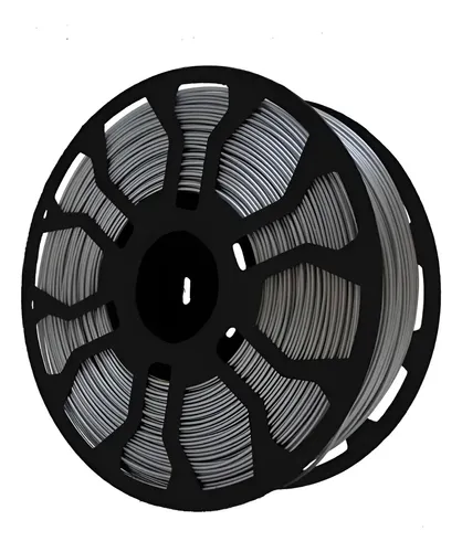 Filamento Pla Hellbot Ecofila Lock 1kg Impresión 3d Color Plateado
