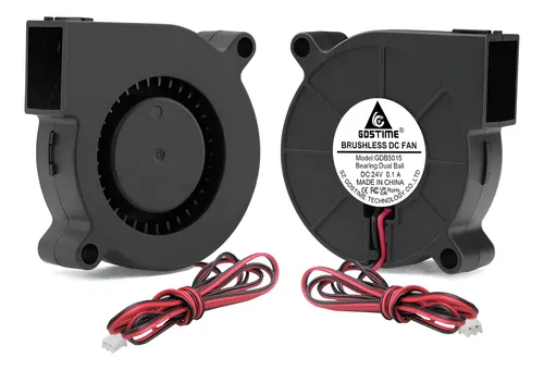 Ventilador 50mm 24v Para Impresora 3d Doble Rodamiento X 2u