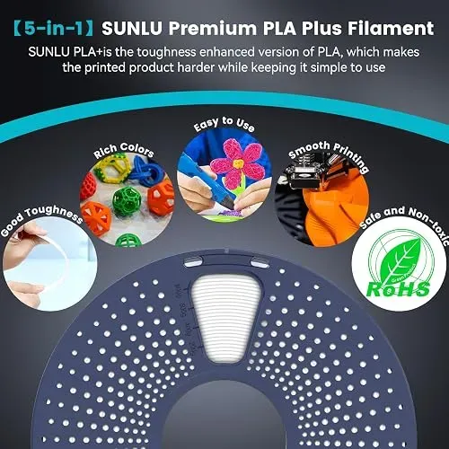 Filamento Pla Plus Sunlu Awca Pla Wd 1kg 1 75mm 1kg
