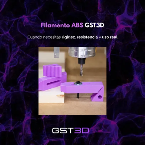 Filamento Abs Rollo X1 Kg Gst3d Color Blanco