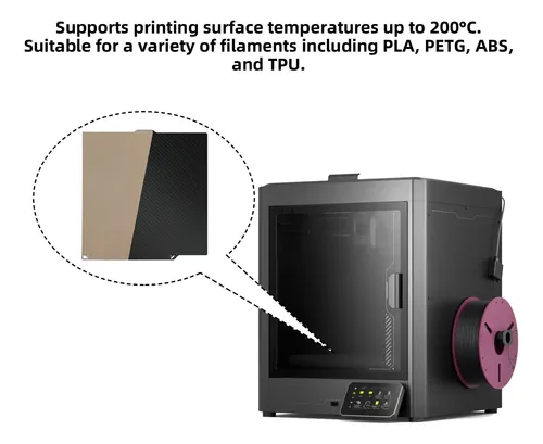 Plataforma De Impresión 3d Pei Pet Build Plate Apta Para Car