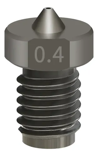 Boquilla De Acero Endurecido Para Impresora 3d De 1,75 Mm, 0