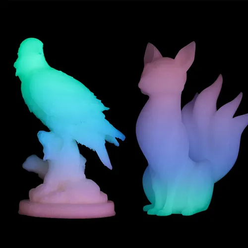 Filamento 3d 1.75mm Pla Multicolor Luminoso Arcoíris