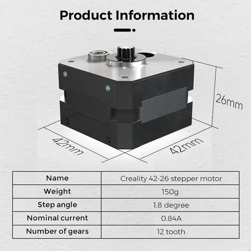 Para Motor Extrusor De Impresora 3d Creality 42-26, Motor