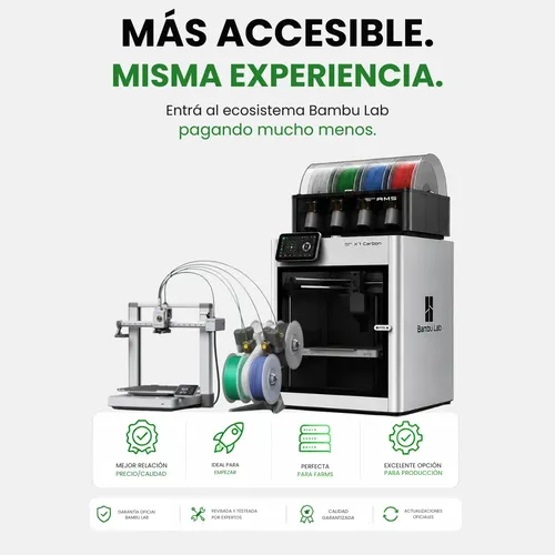 Impresora 3d Bambu Lab A1 Combo Refurbished Profesional