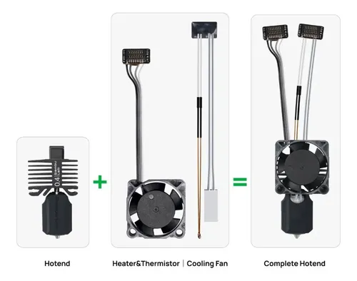 Hotend 0.6mm De Acero Endurecido Para Bambu P1 Original